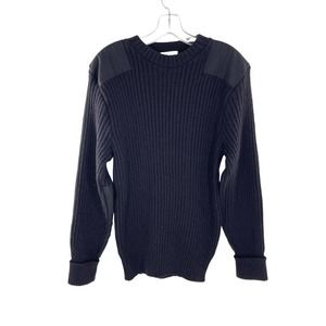 BRIGADE QUATERMASTERS THE WOOLY PULLY BLACK MILITARY SWEATER